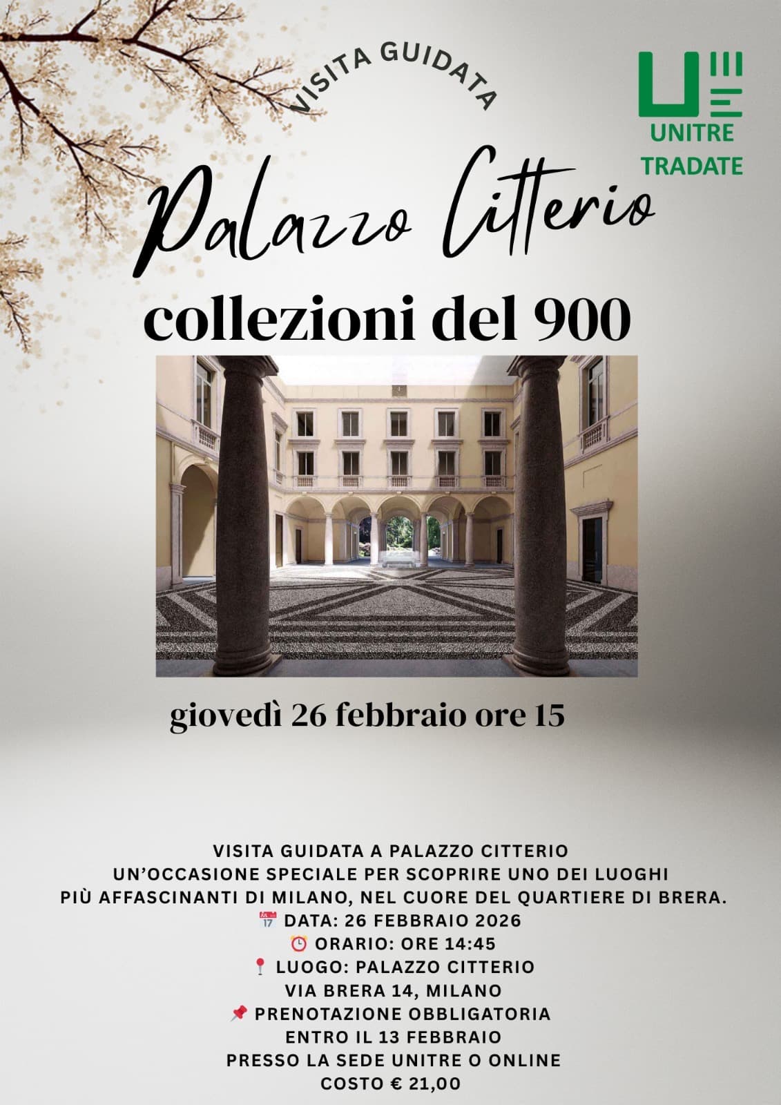 🎨 Visita guidata a Palazzo Citterio